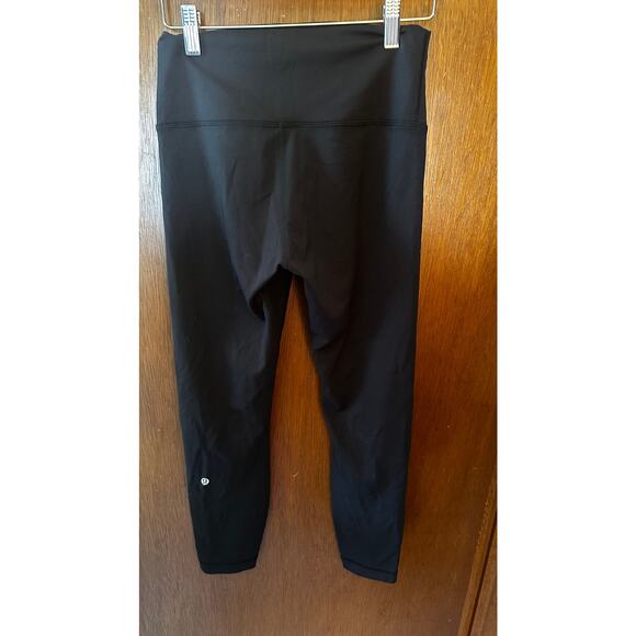 LULULEMON WUNDER TRAIN HIGH RISE CROPPED LEGGINGS; SIZE 8 - Picture 2 of 3